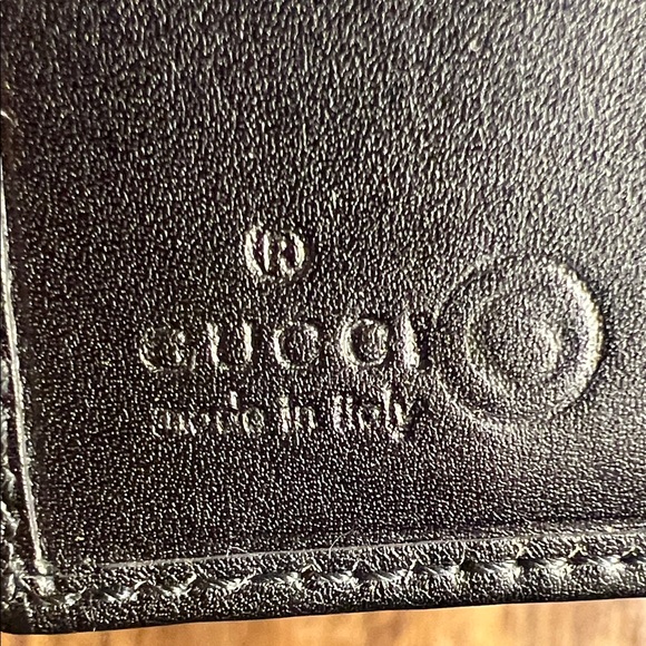 Gucci Vintage G Continental Black Leather Wallet - Picture 4 of 9